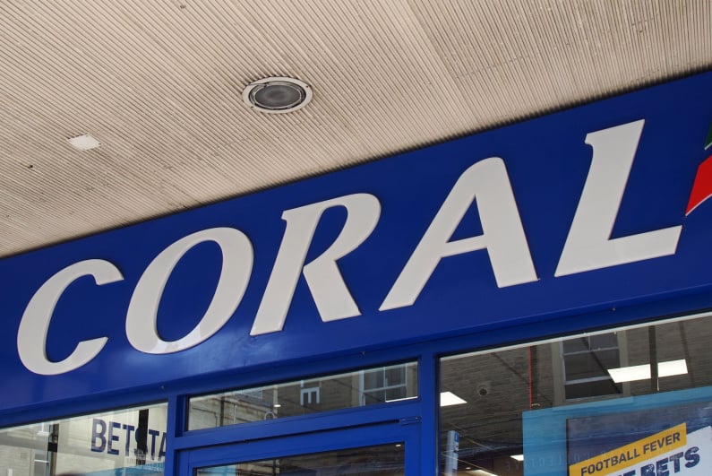 Coral shop sign