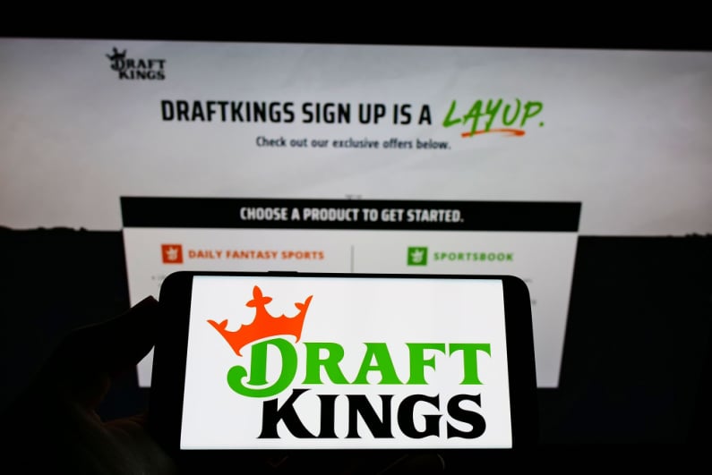 DraftKings on smart phone