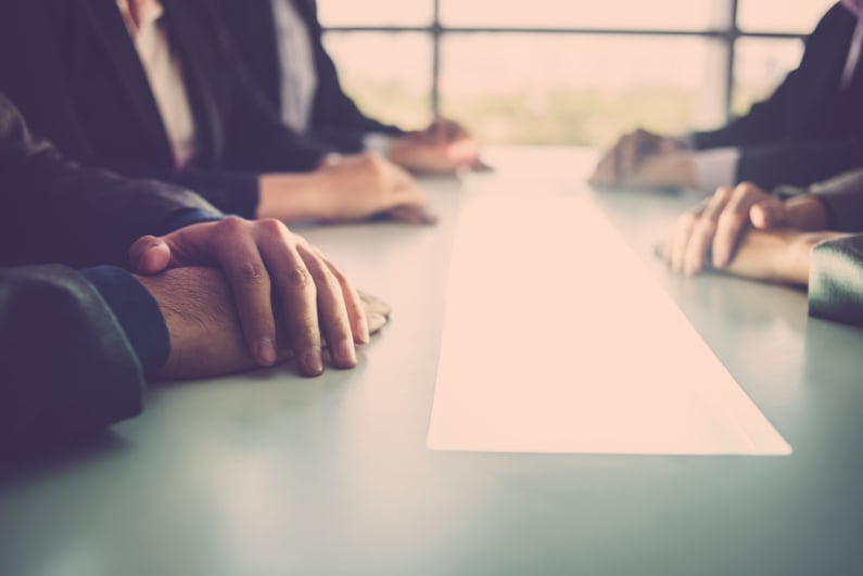 Executives in a conference room